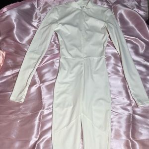 White pant bodysuit